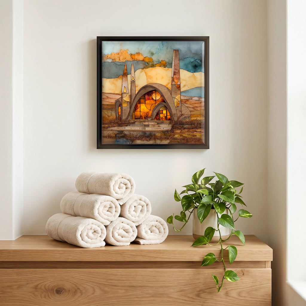 A quiet corner of the bath.