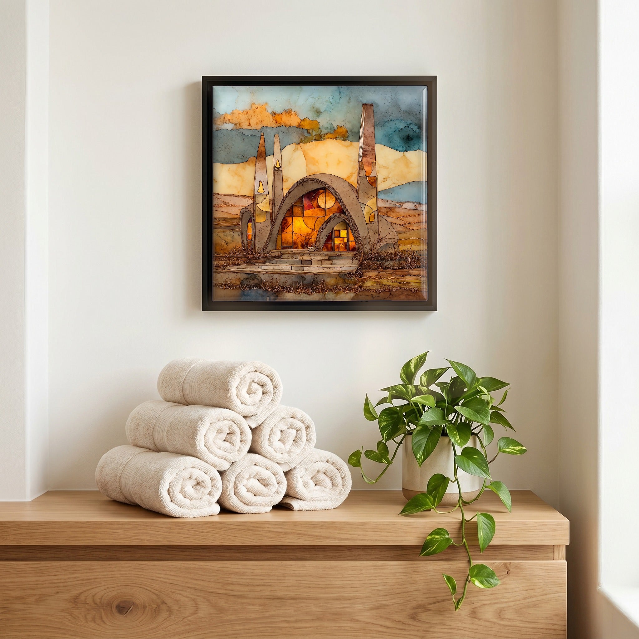 A quiet corner of the bath.