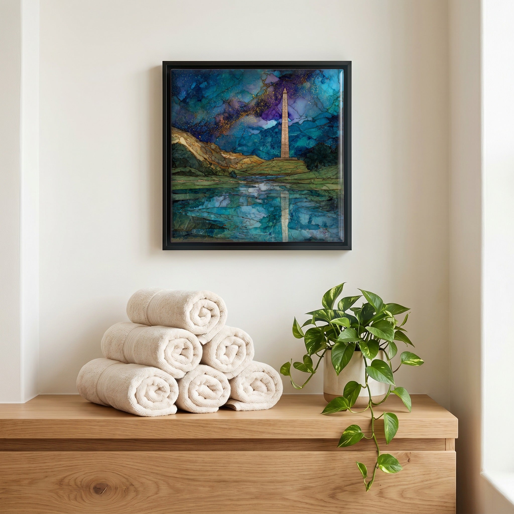A quiet corner of the bath.
