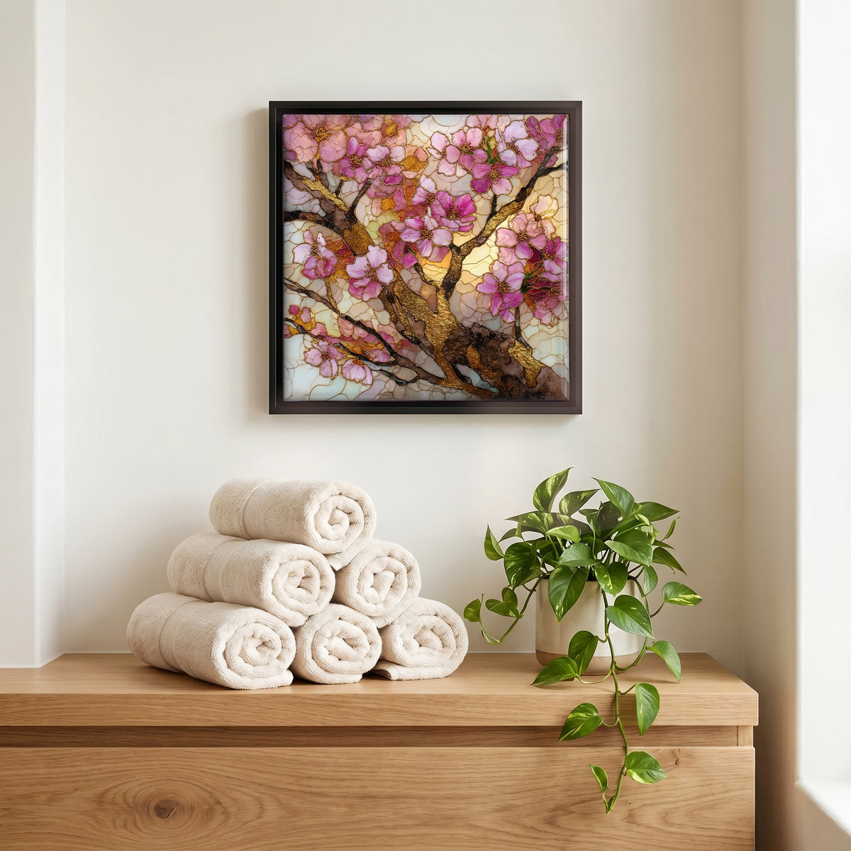 A quiet corner of the bath.