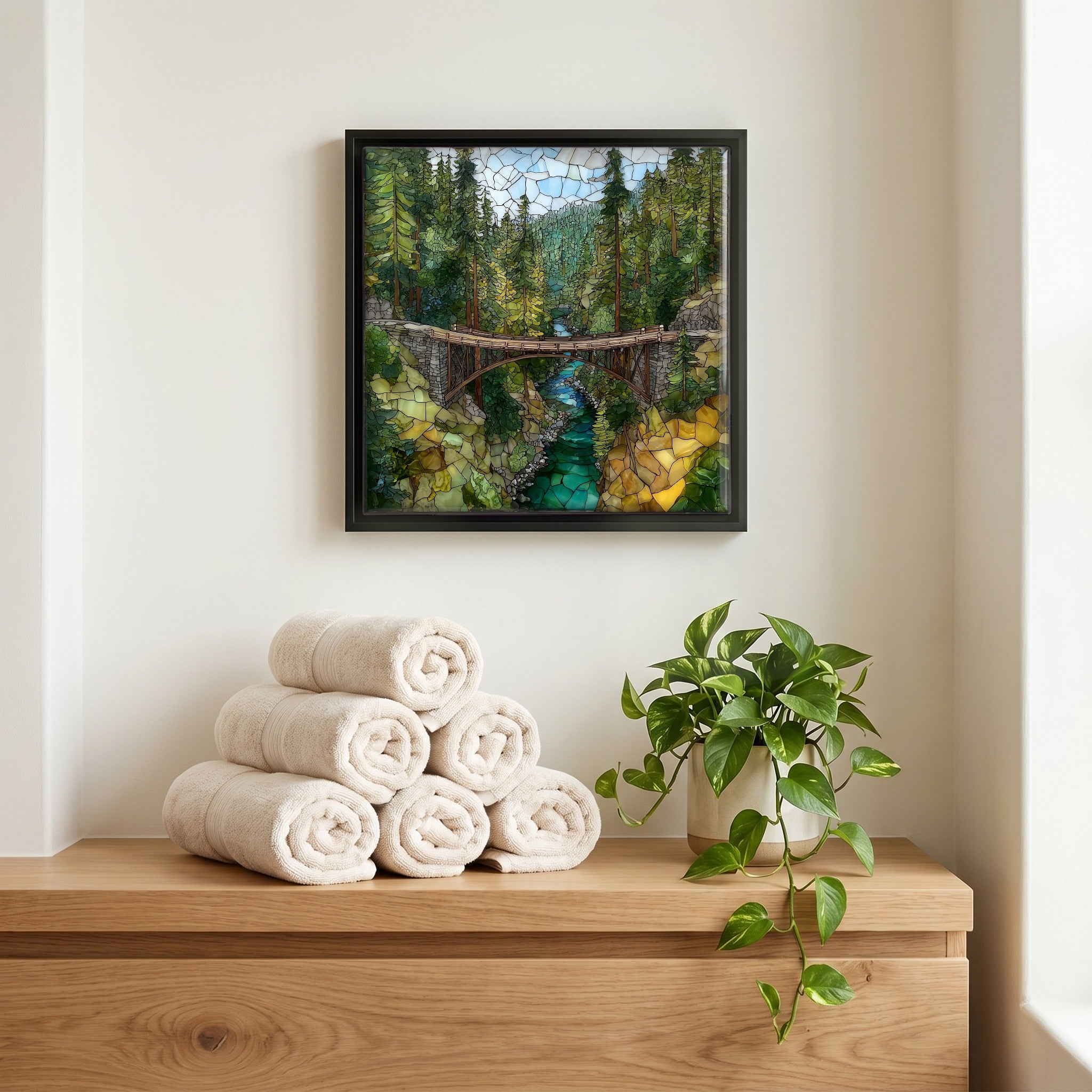 A quiet corner of the bath.