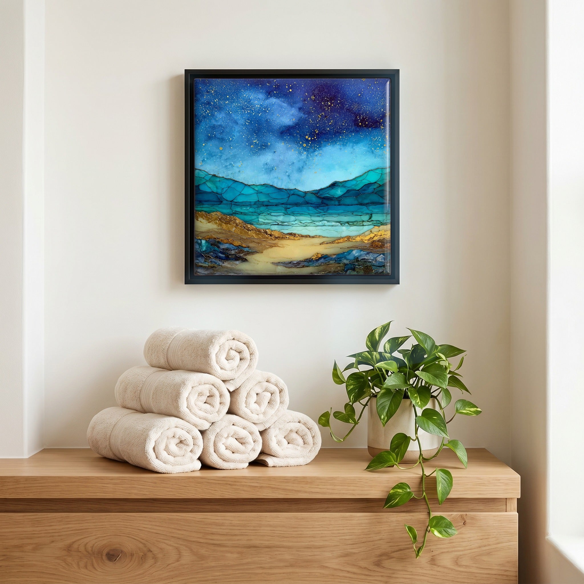 A quiet corner of the bath.