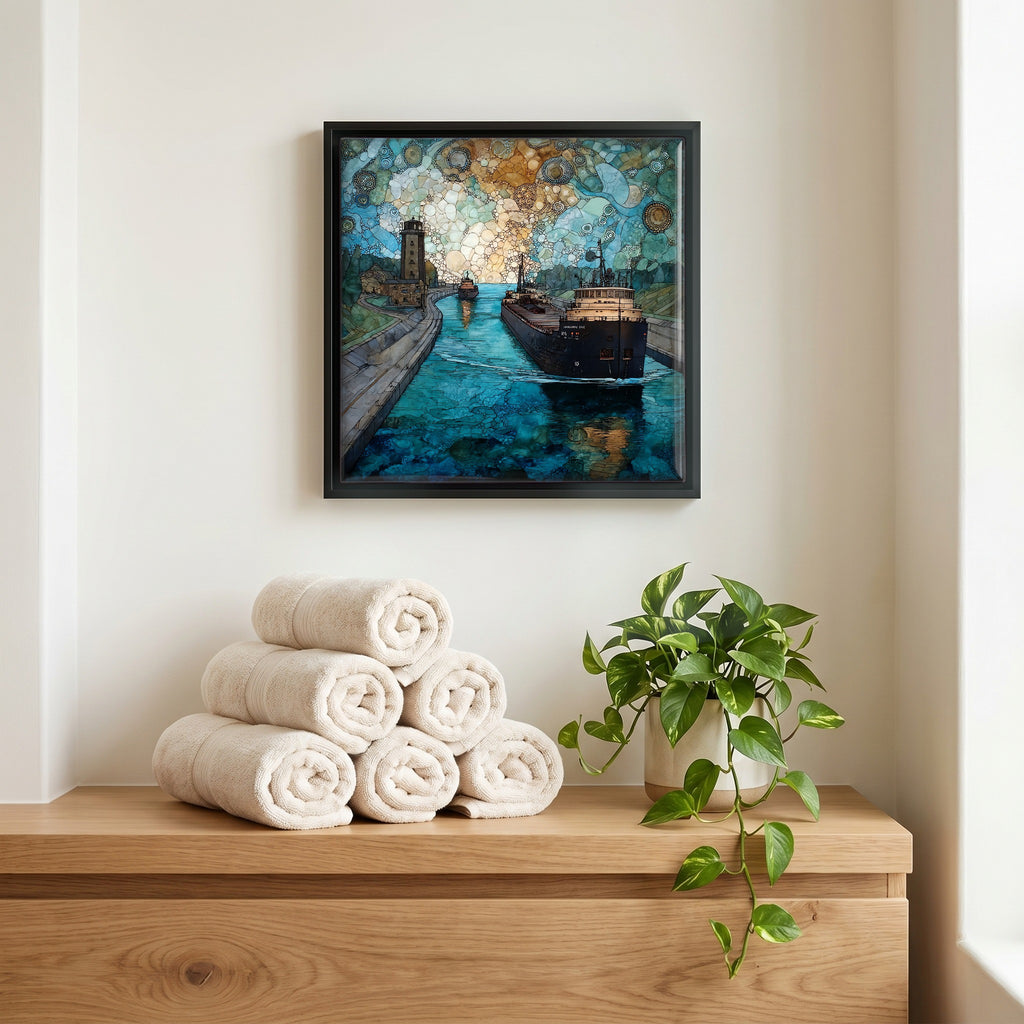 A quiet corner of the bath.