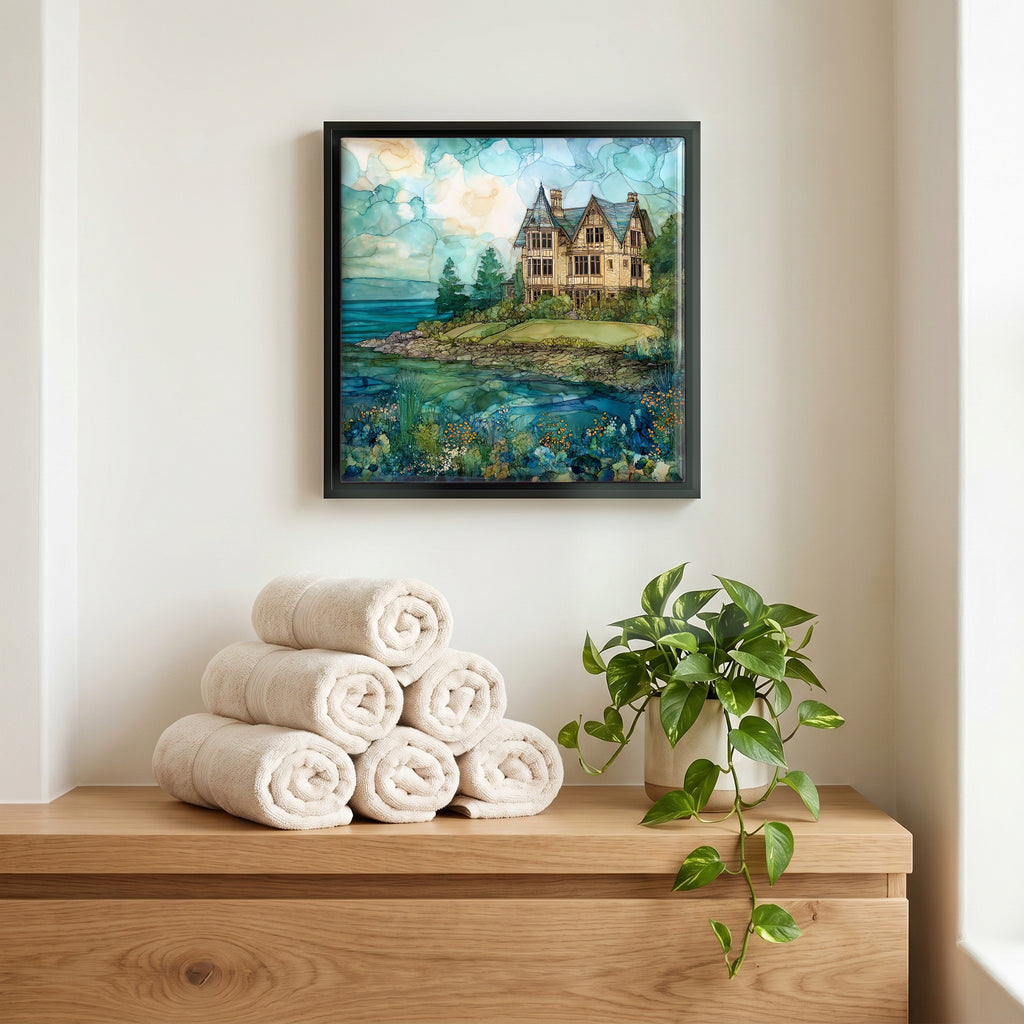 A quiet corner of the bath.