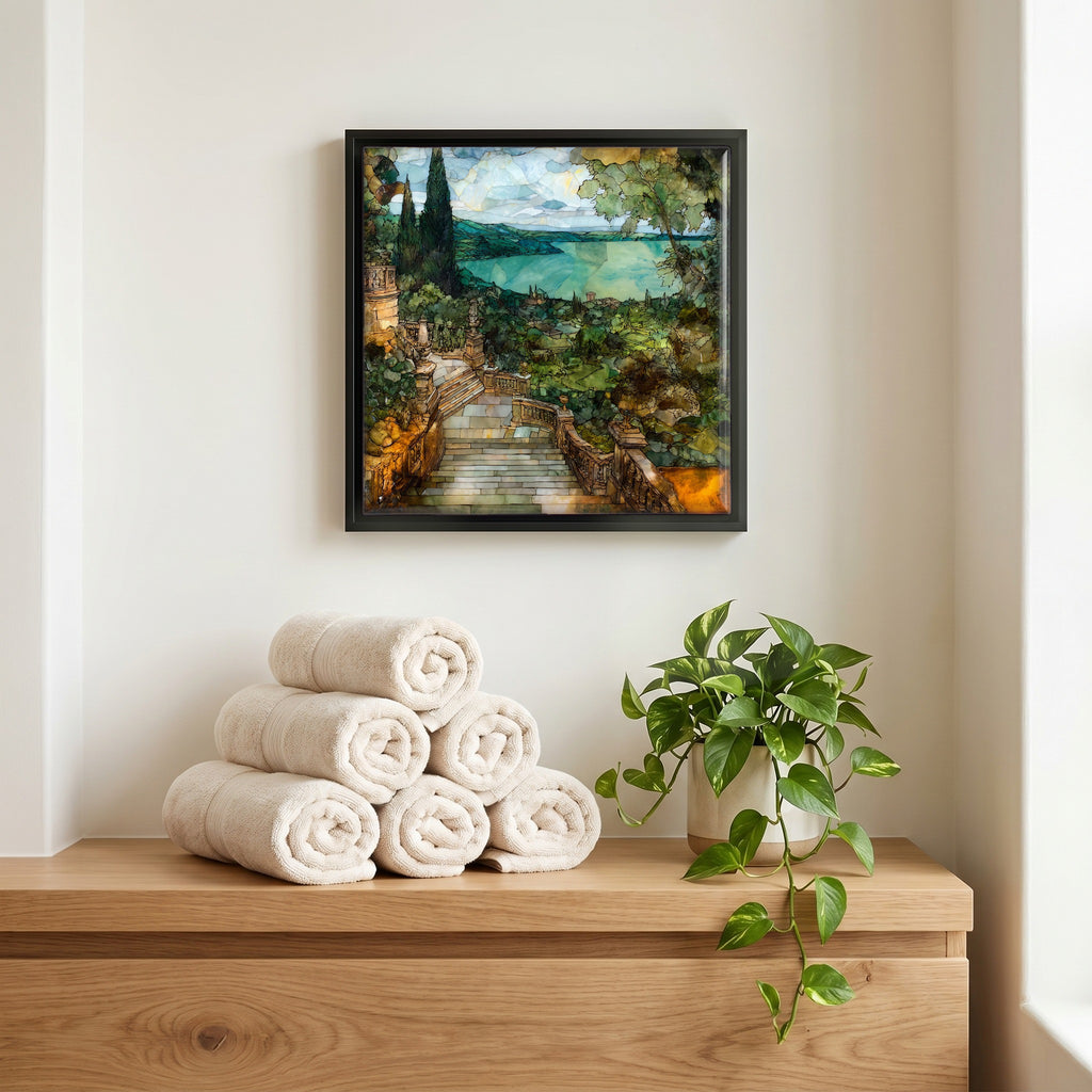 A quiet corner of the bath.