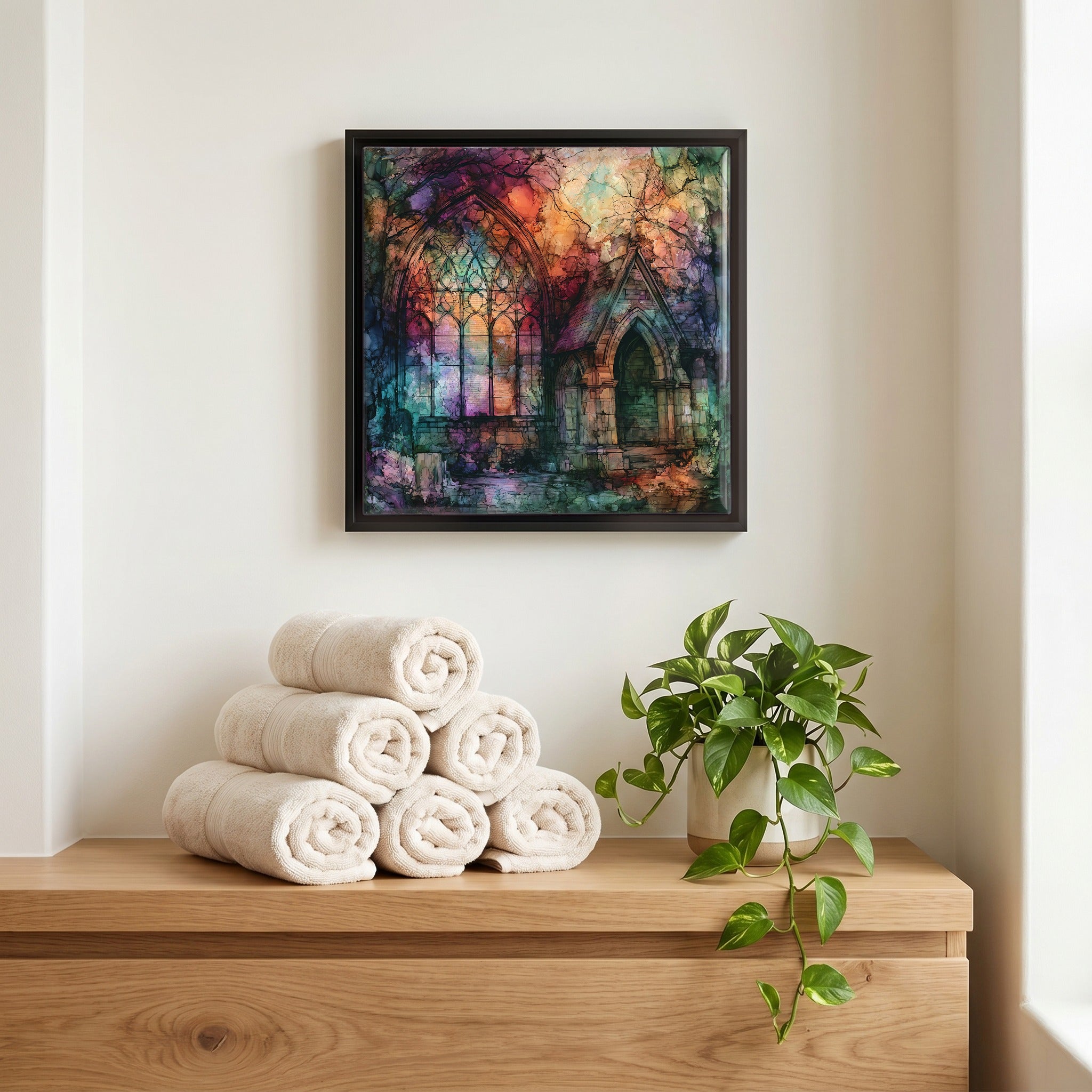 A quiet corner of the bath.
