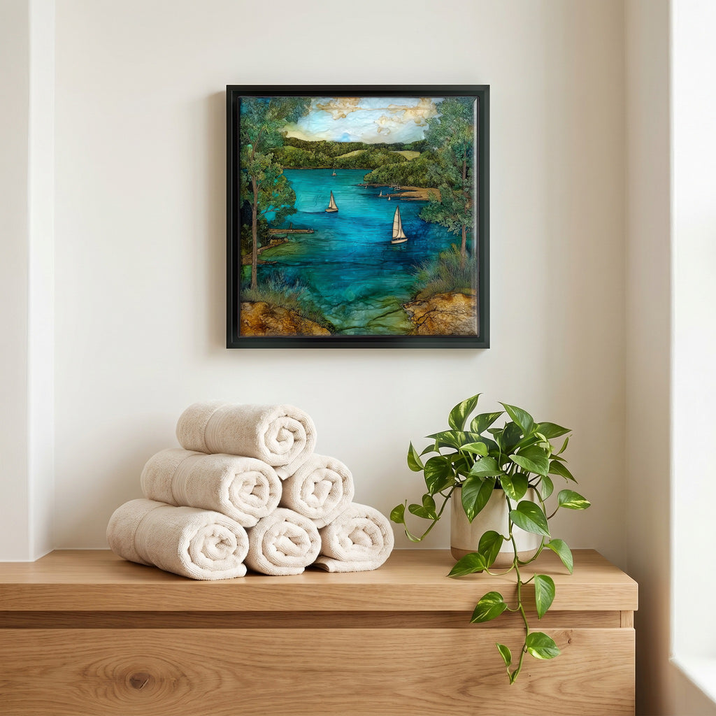 A quiet corner of the bath.