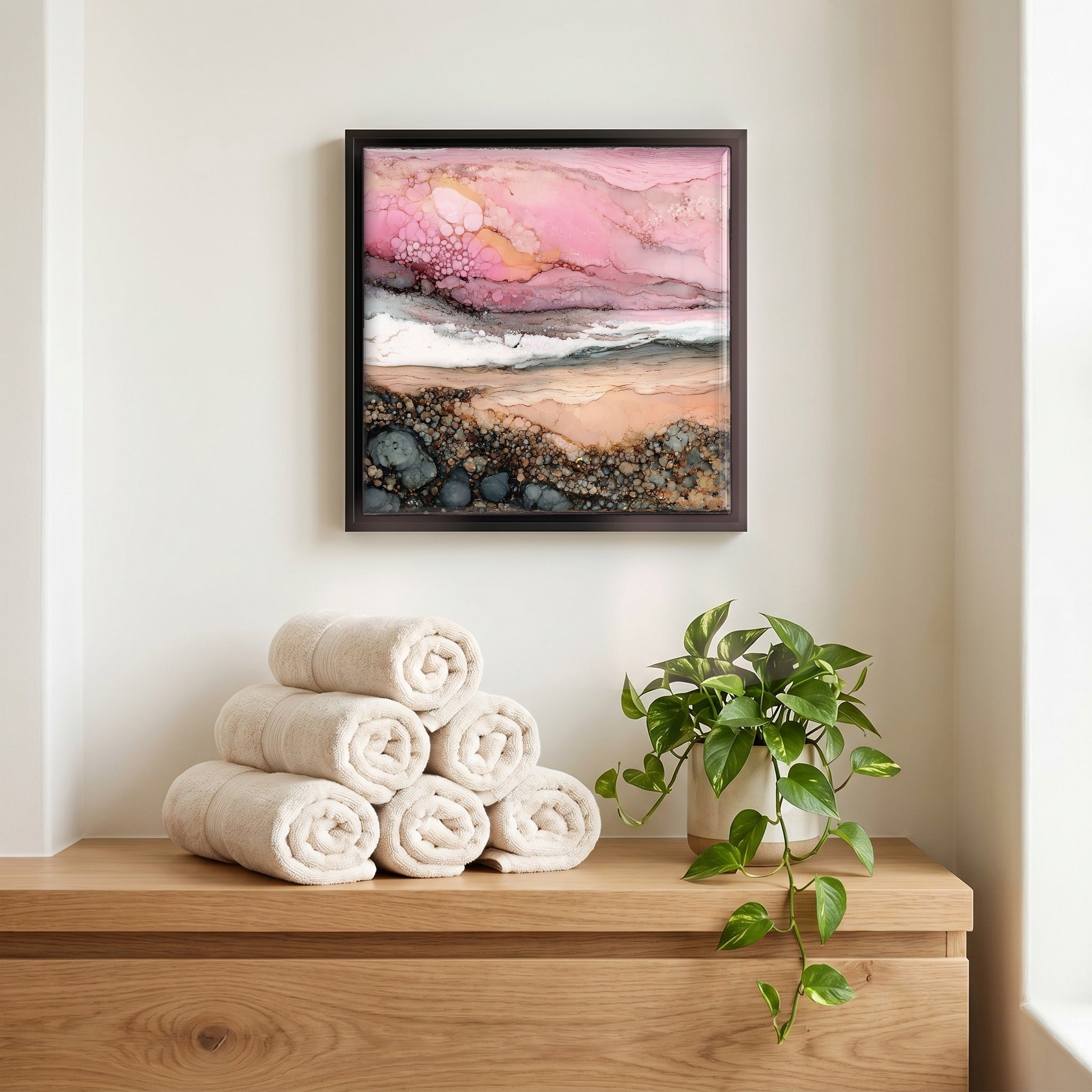 A quiet corner of the bath.