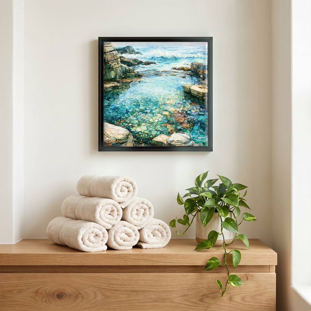 A quiet corner of the bath.