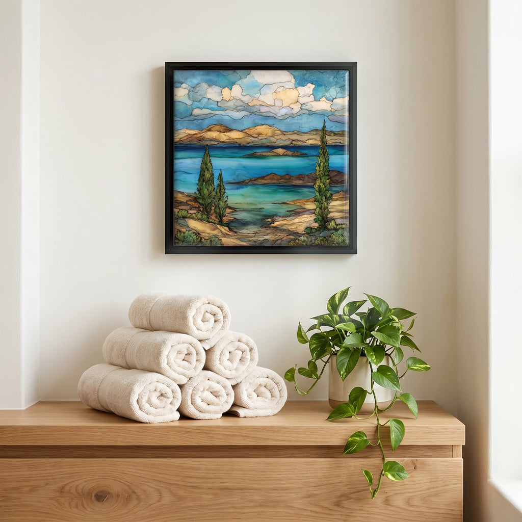 A quiet corner of the bath.