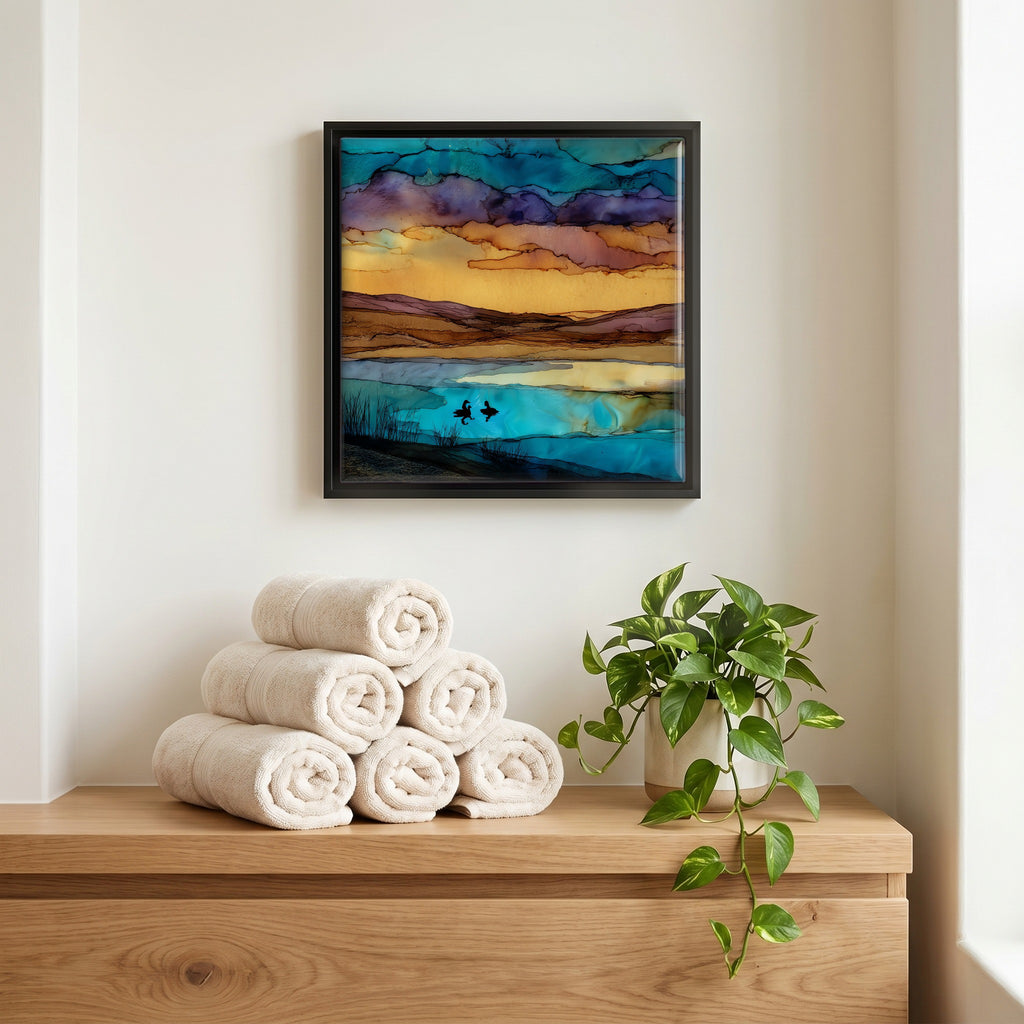A quiet corner of the bath.