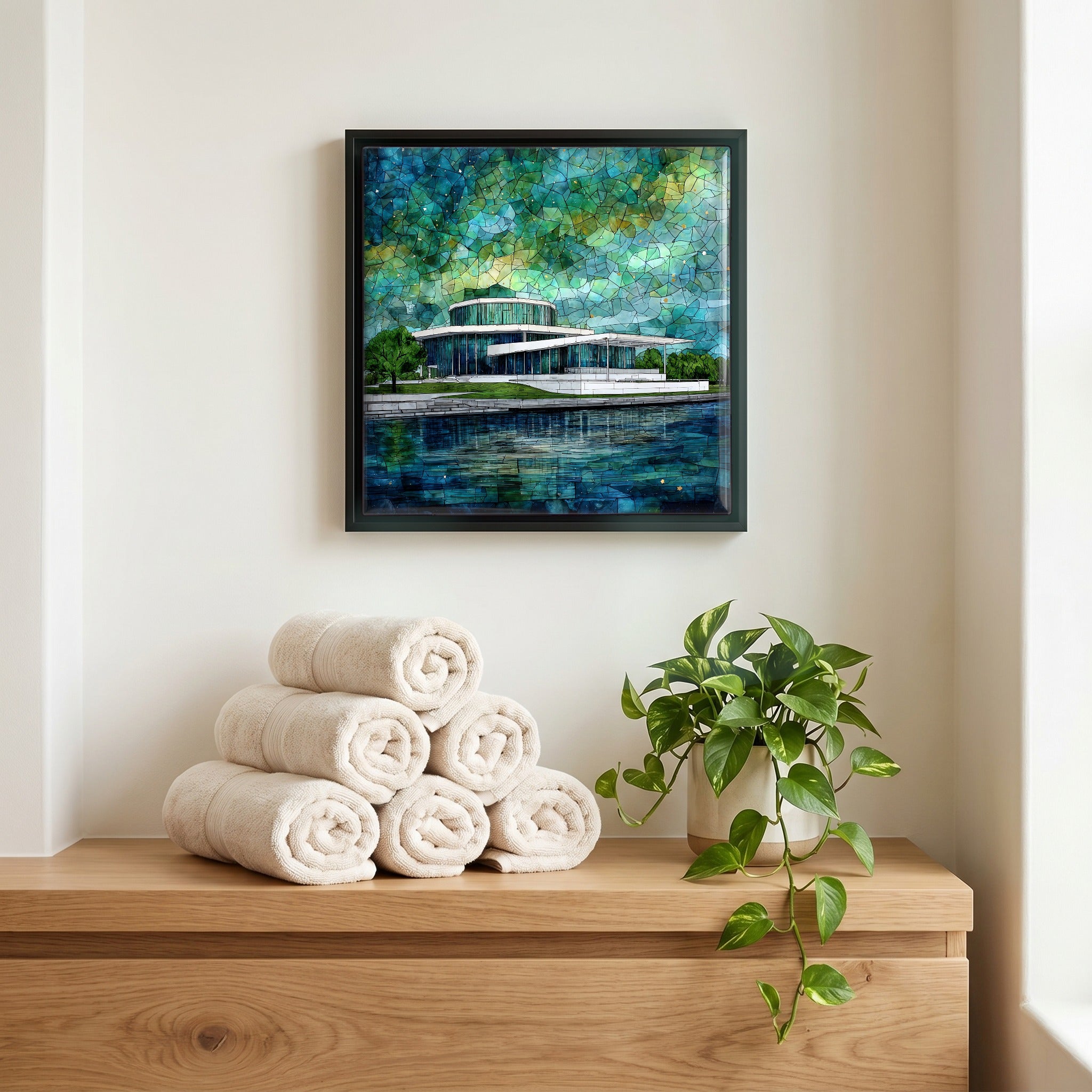 A quiet corner of the bath.