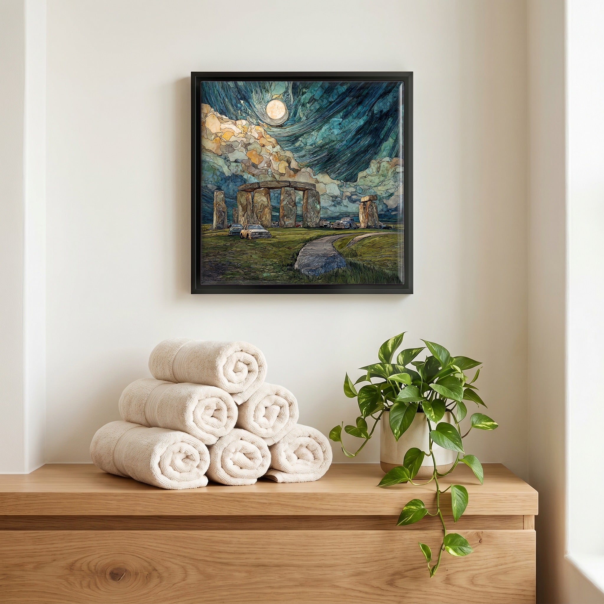 A quiet corner of the bath.