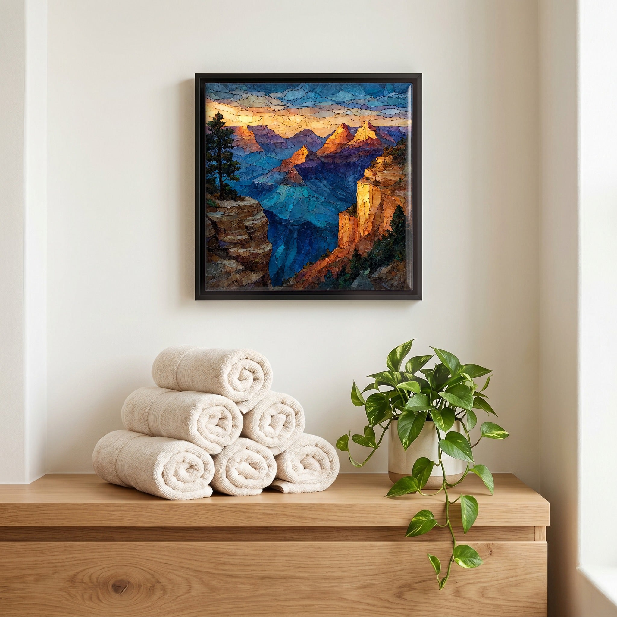 A quiet corner of the bath.