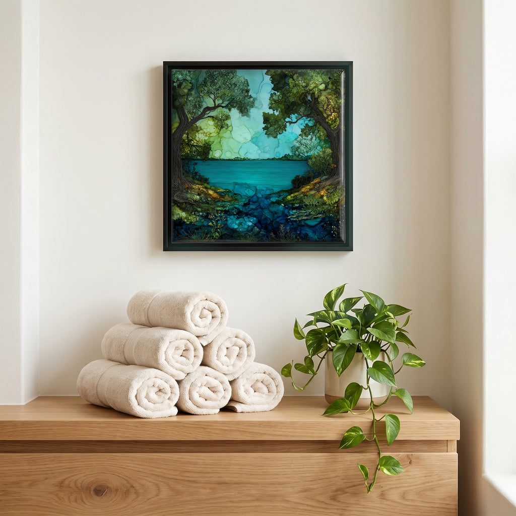 A quiet corner of the bath.