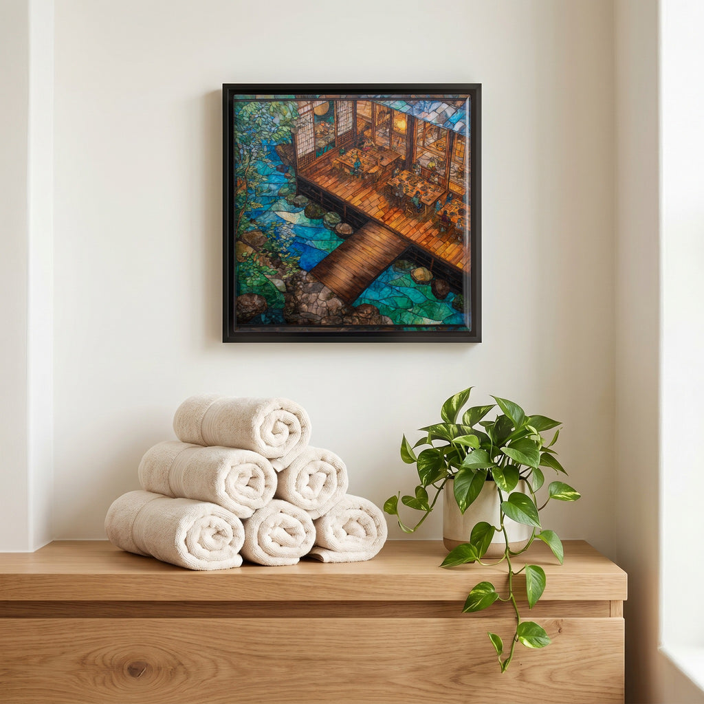 A quiet corner of the bath.