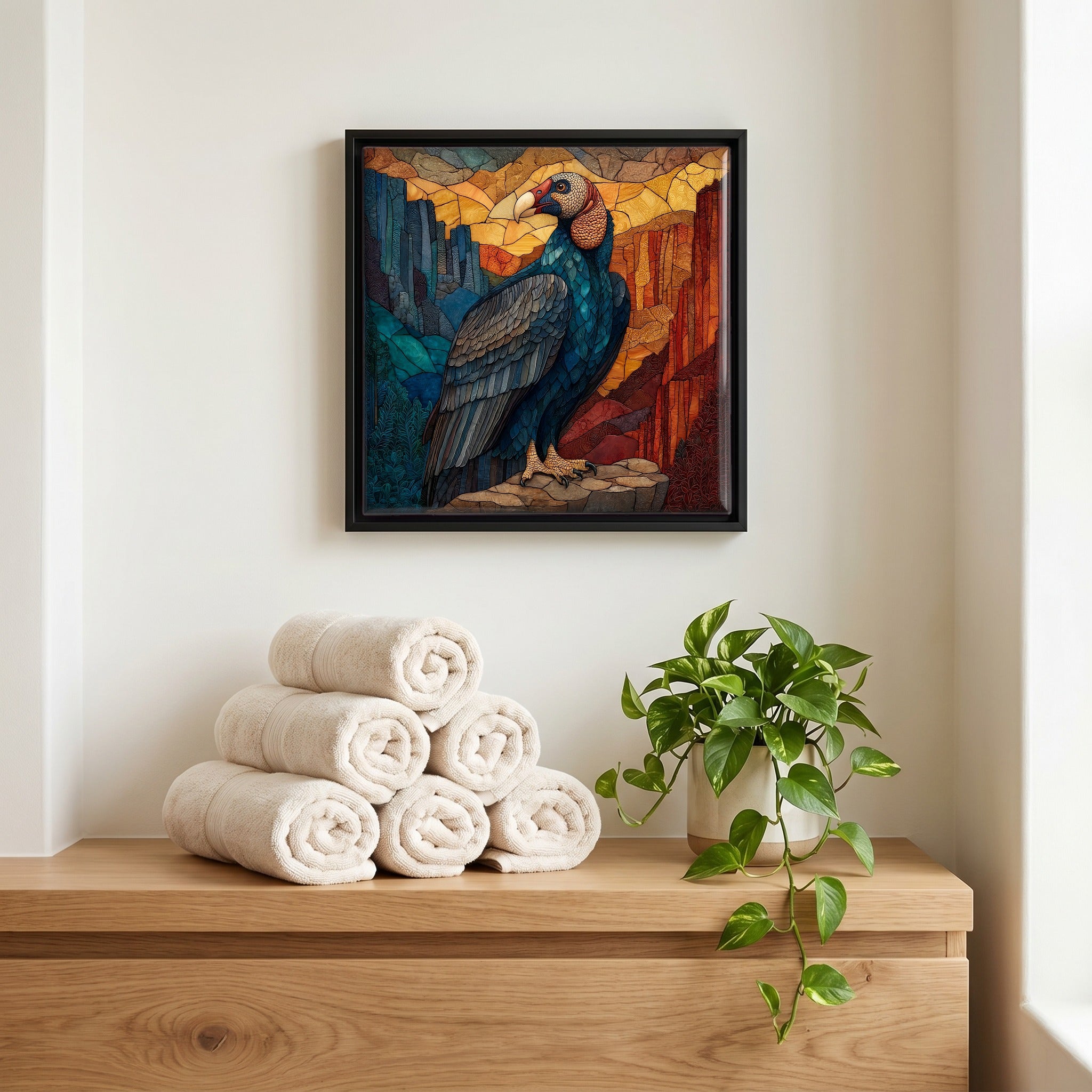 A quiet corner of the bath.
