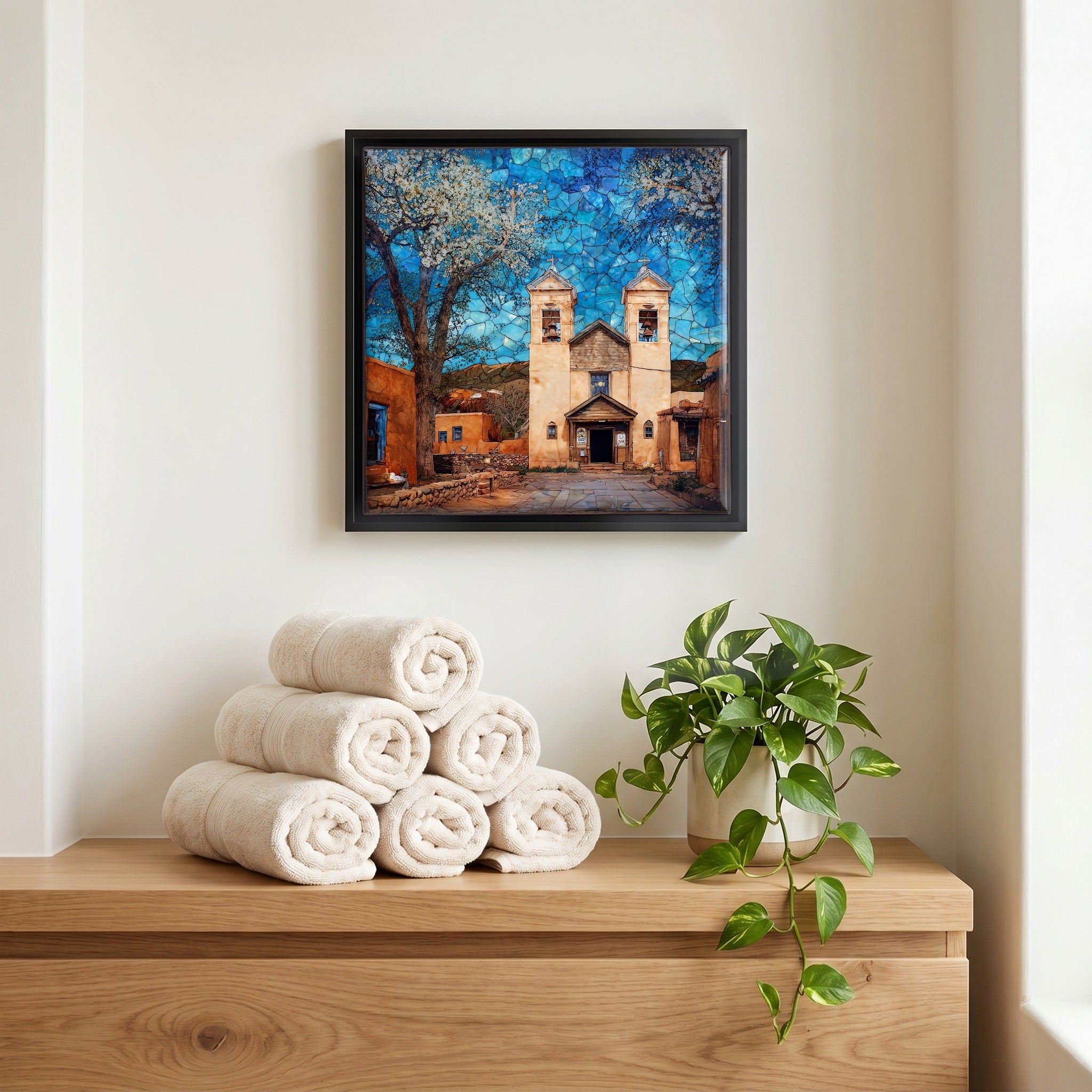 A quiet corner of the bath.