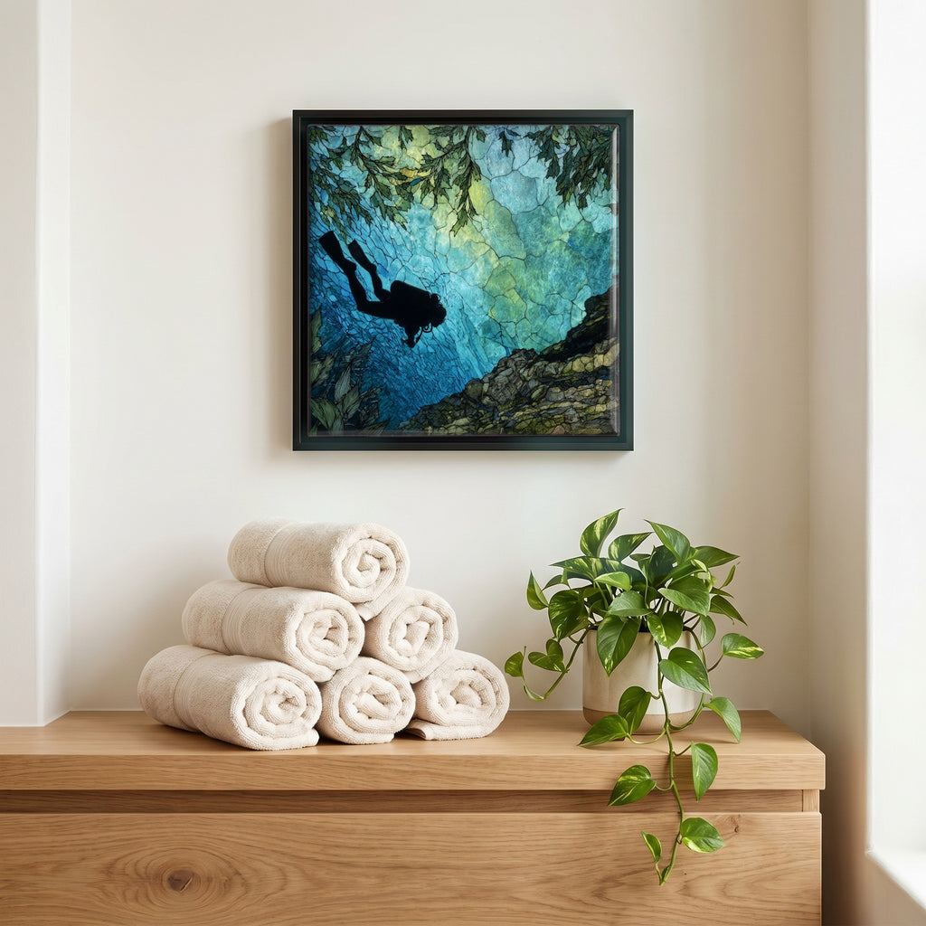 A quiet corner of the bath.