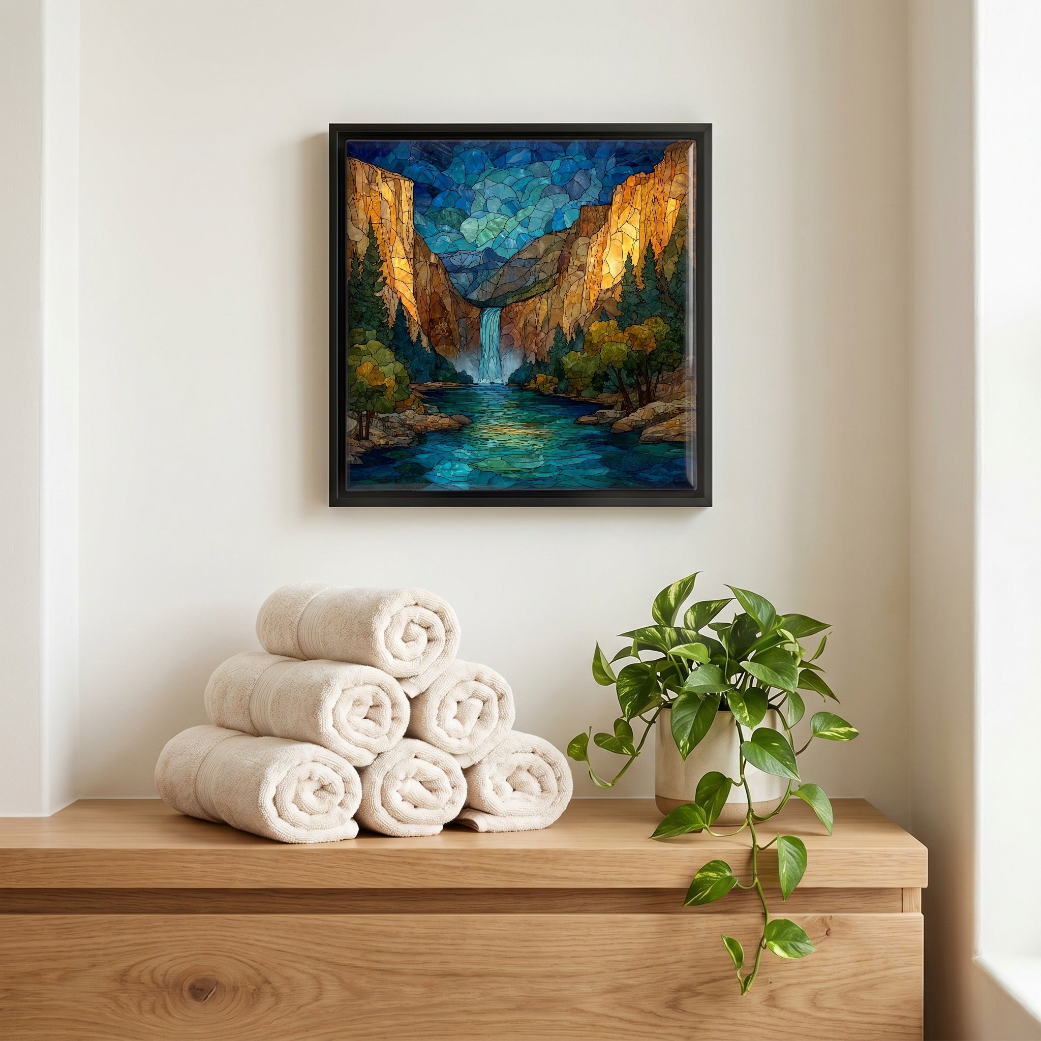A quiet corner of the bath.