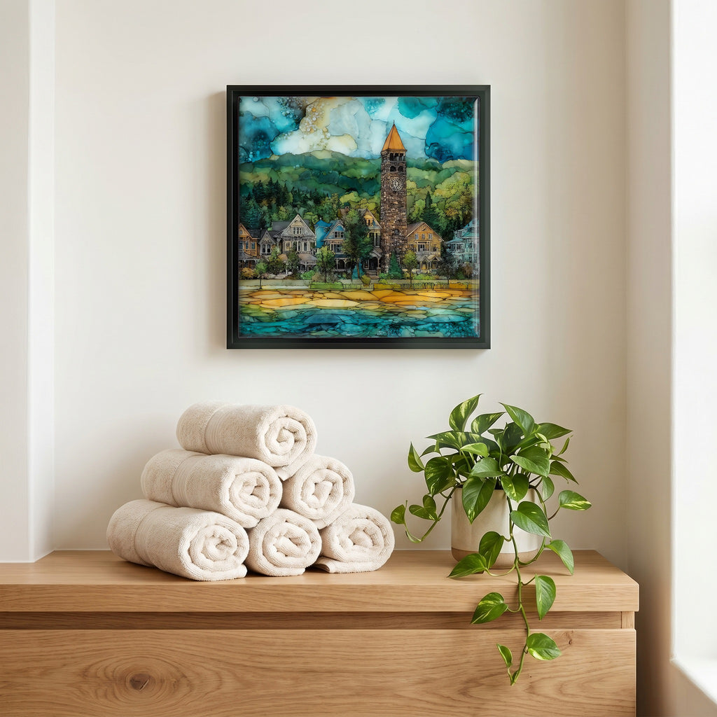 A quiet corner of the bath.