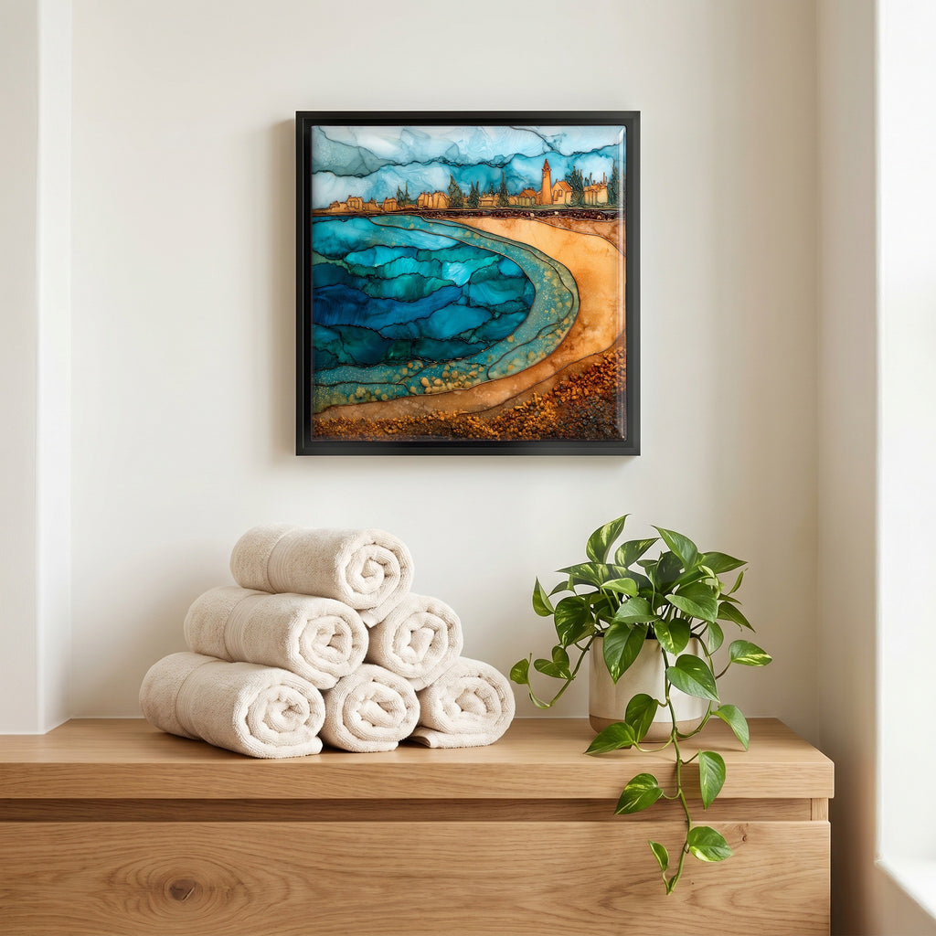 A quiet corner of the bath.
