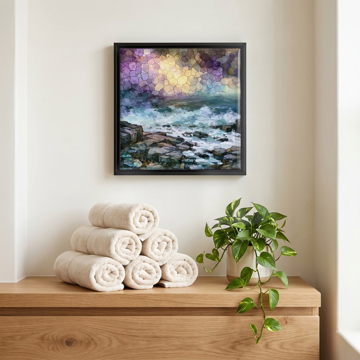 A quiet corner of the bath.