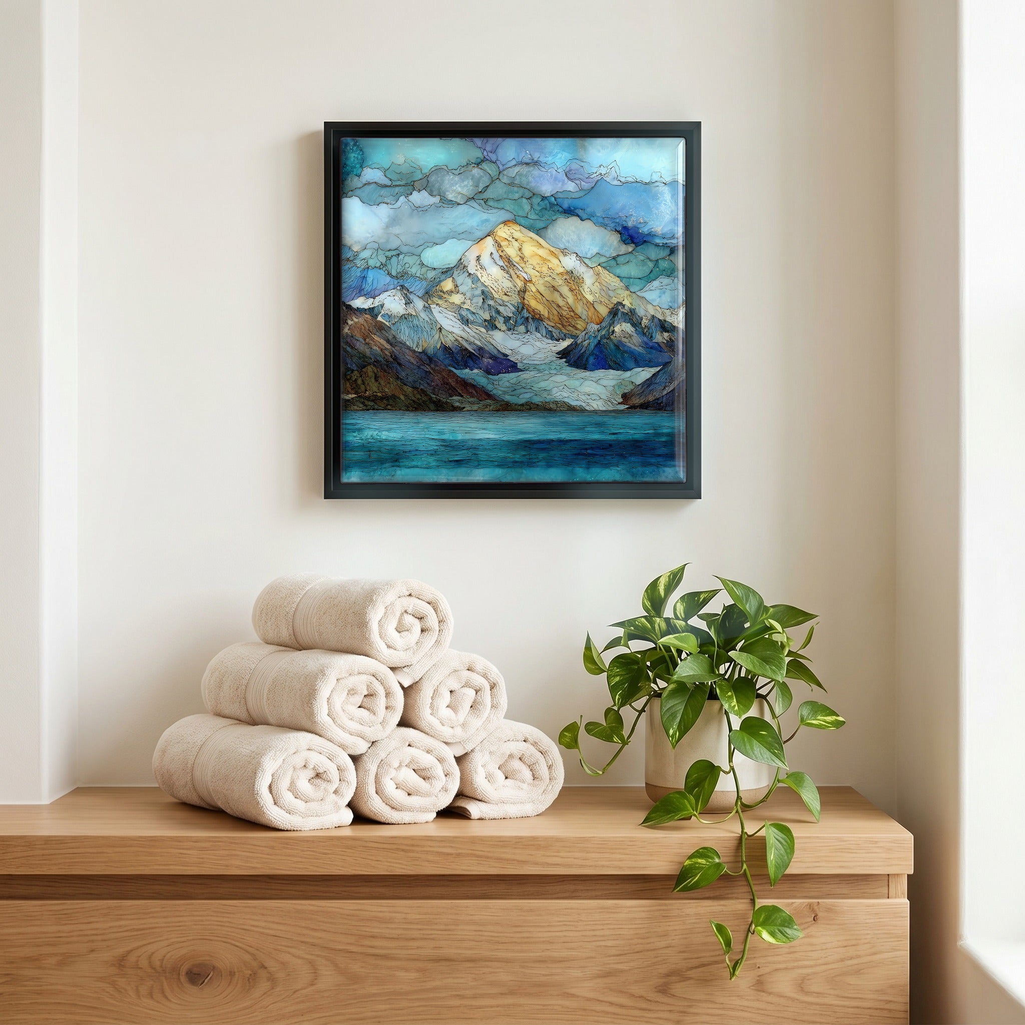 A quiet corner of the bath.