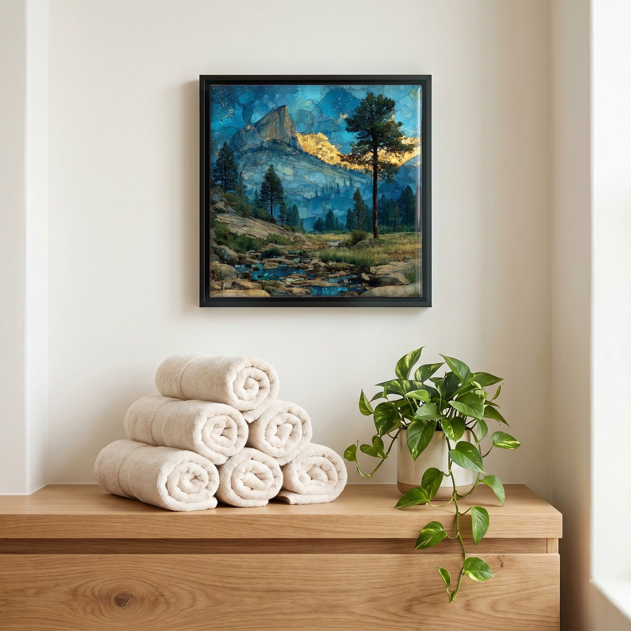 A quiet corner of the bath.