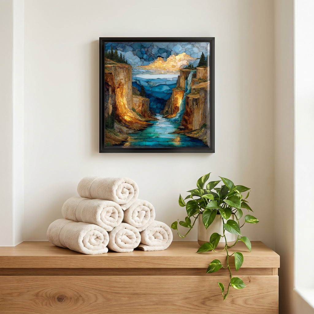 A quiet corner of the bath.
