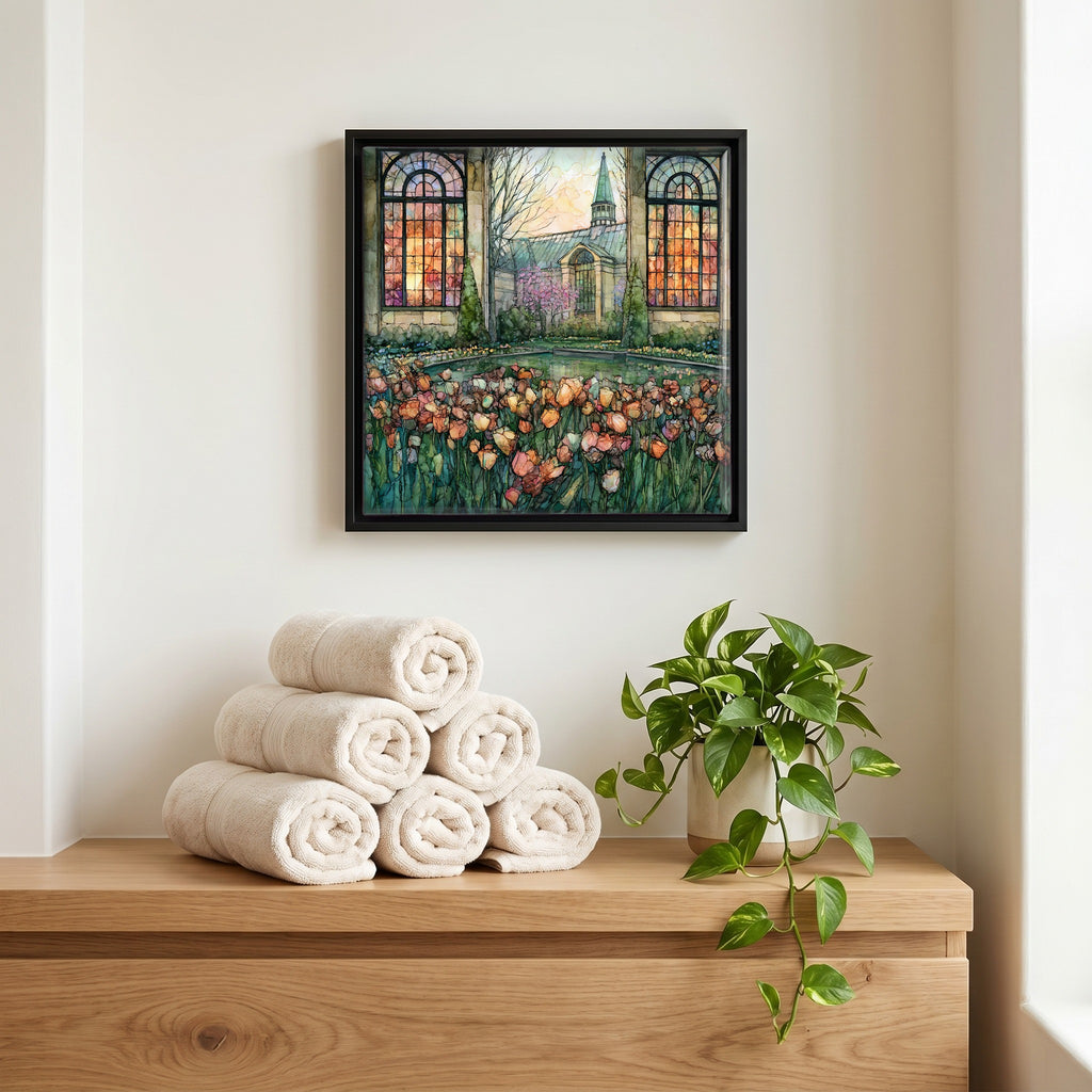 A quiet corner of the bath.