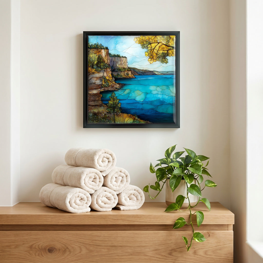 A quiet corner of the bath.