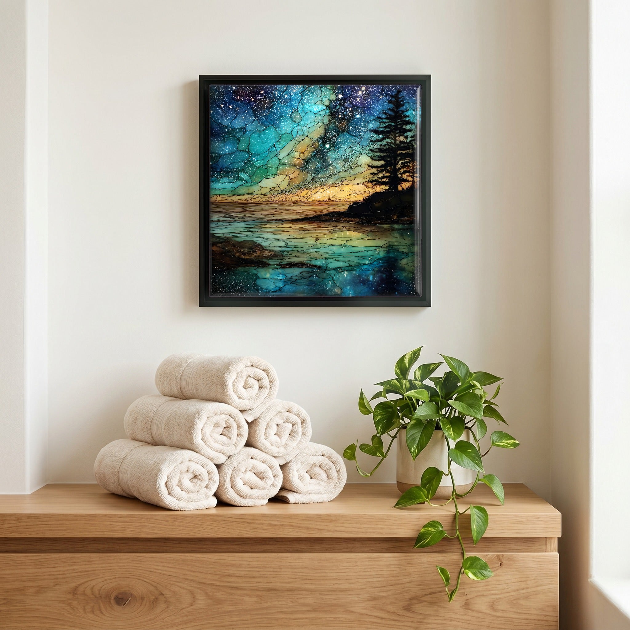 A quiet corner of the bath.