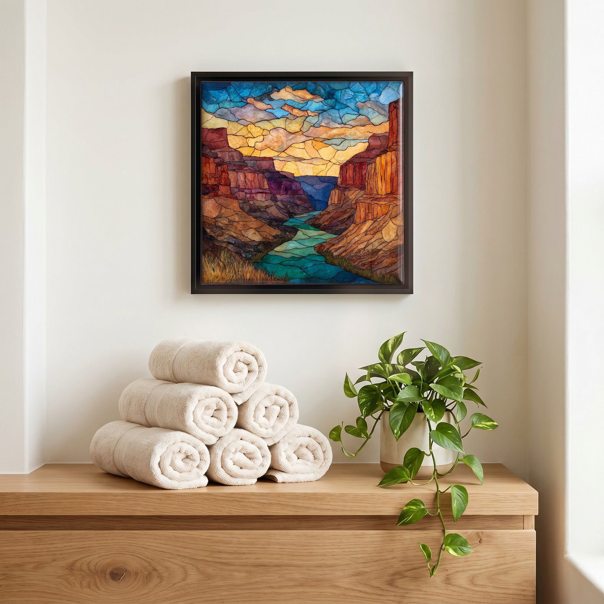 A quiet corner of the bath.
