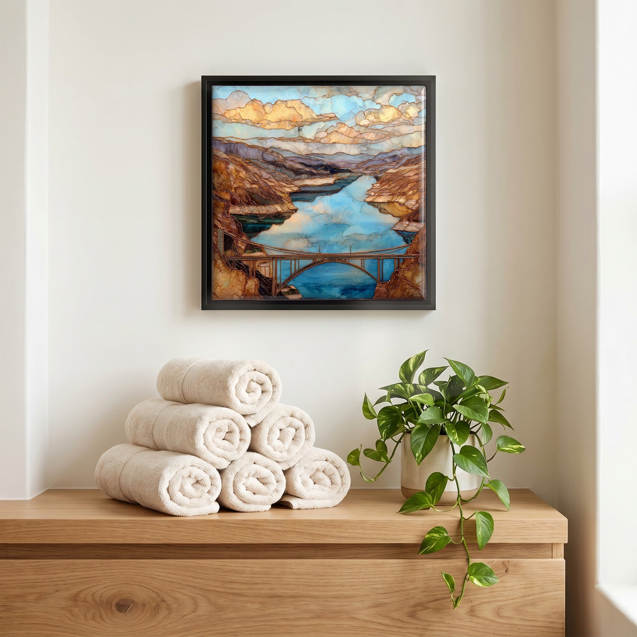 A quiet corner of the bath.