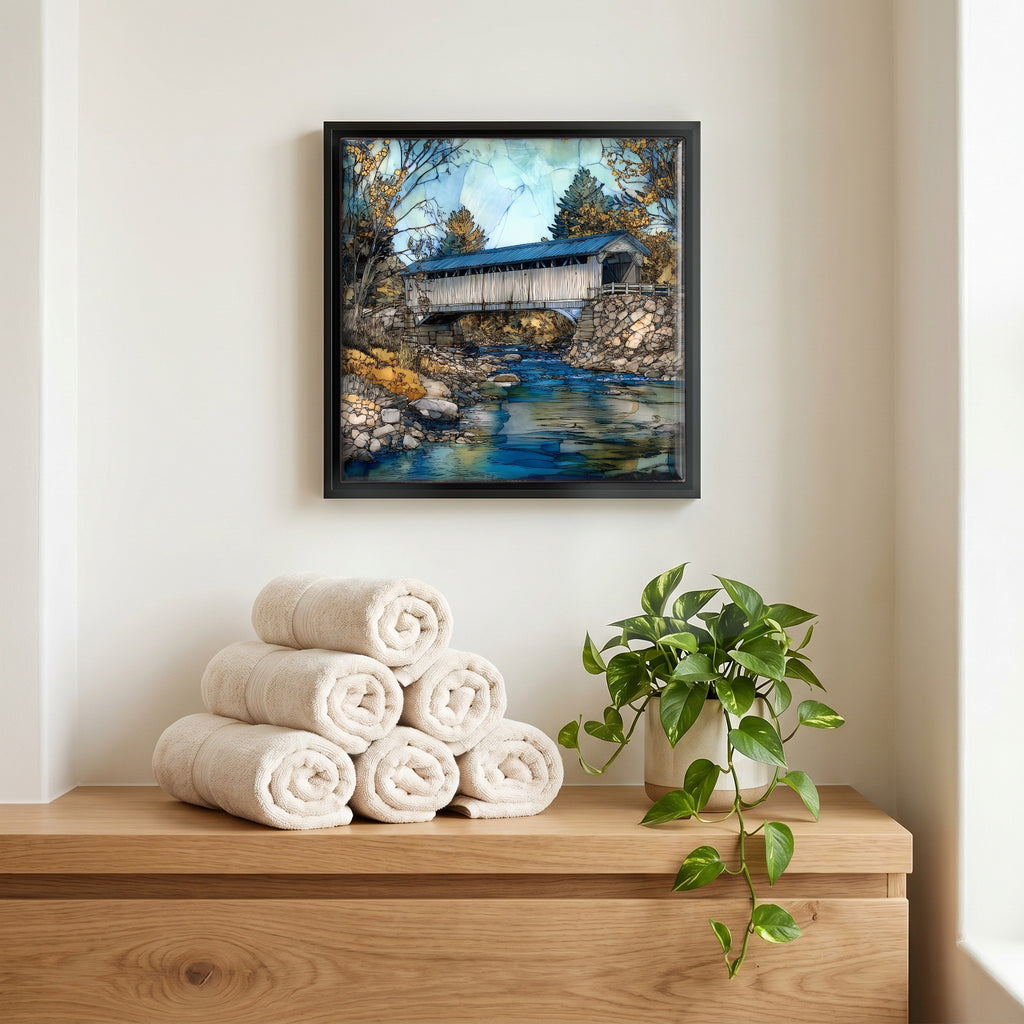 A quiet corner of the bath.