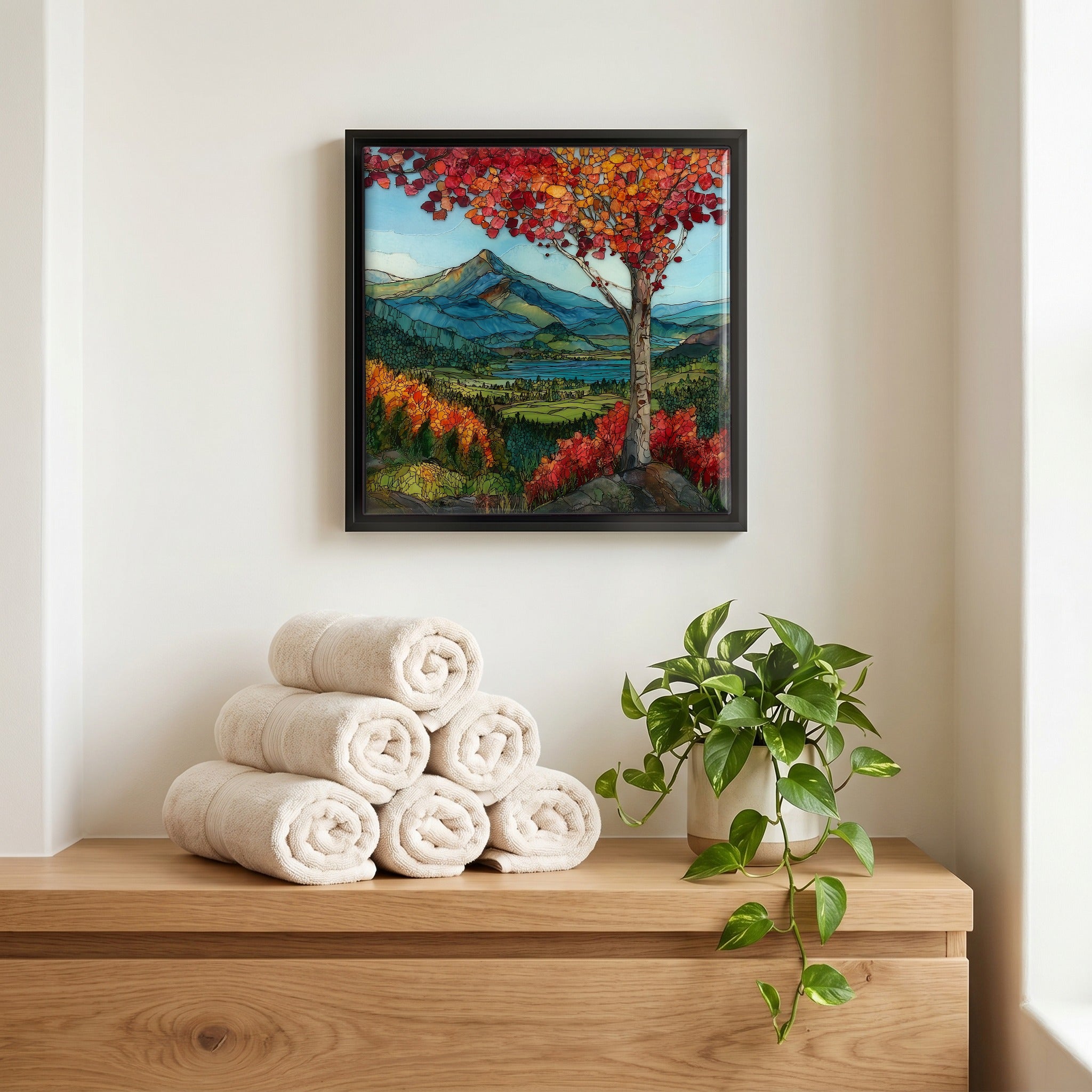 A quiet corner of the bath.