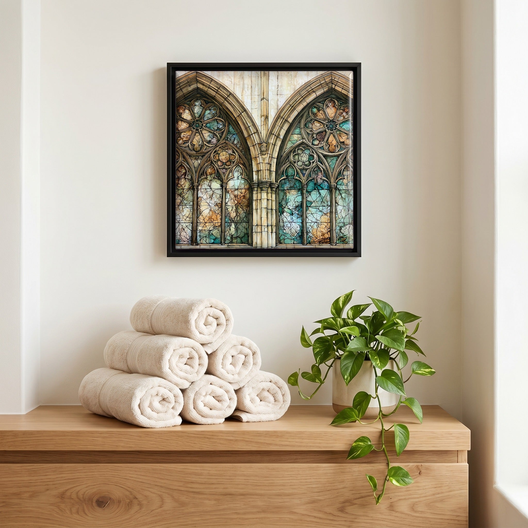 A quiet corner of the bath.