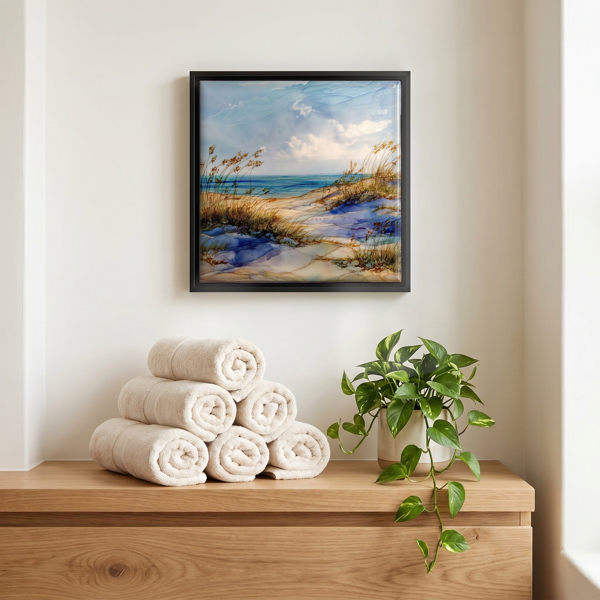 A quiet corner of the bath.
