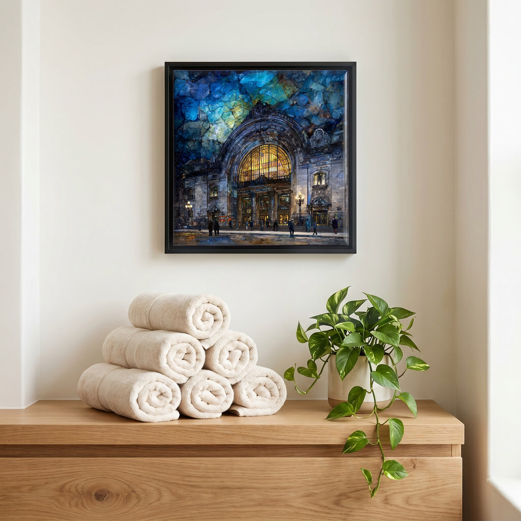 A quiet corner of the bath.