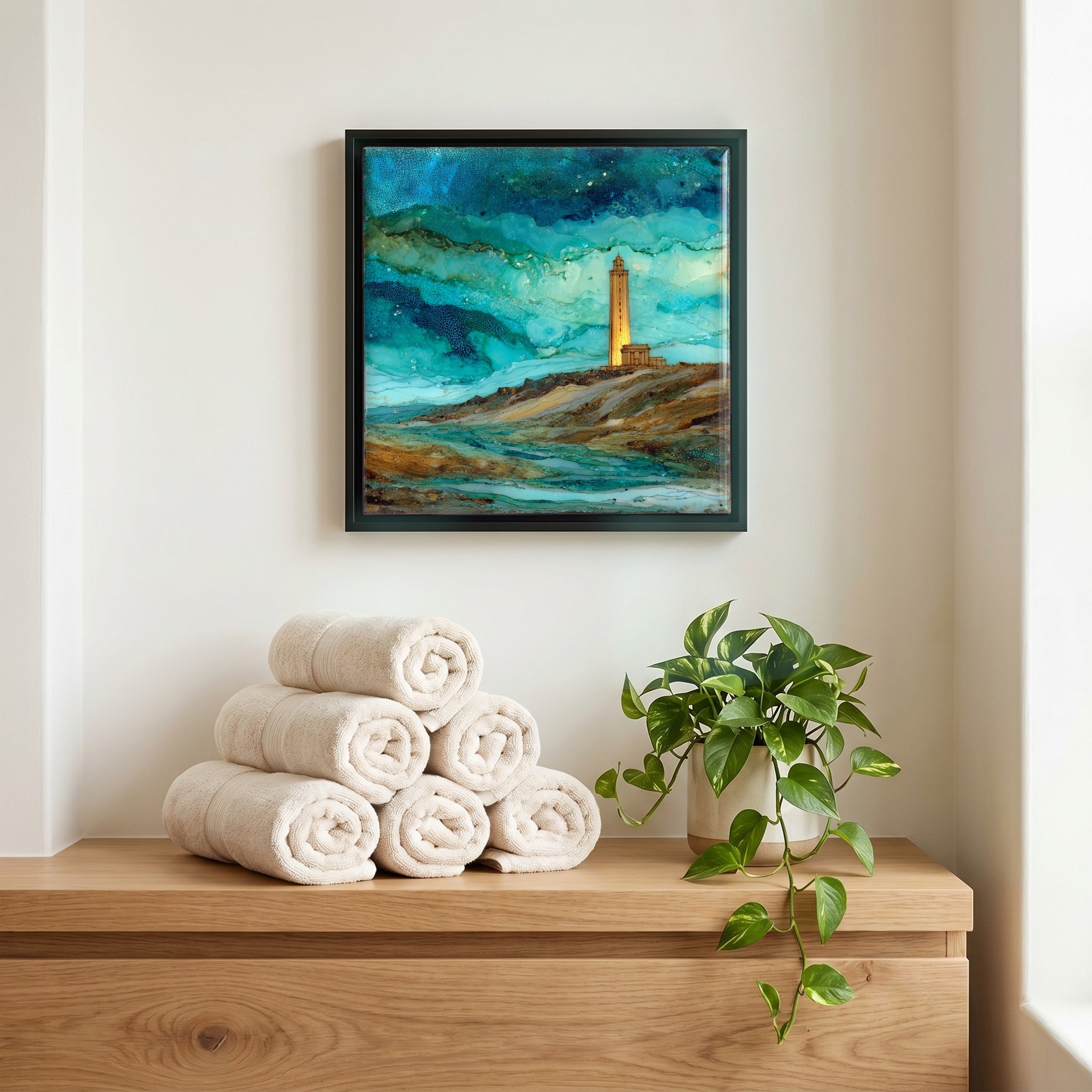 A quiet corner of the bath.