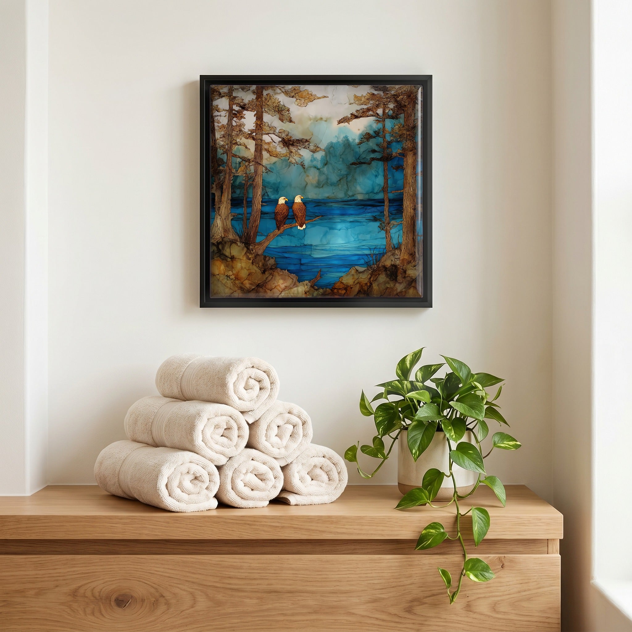 A quiet corner of the bath.