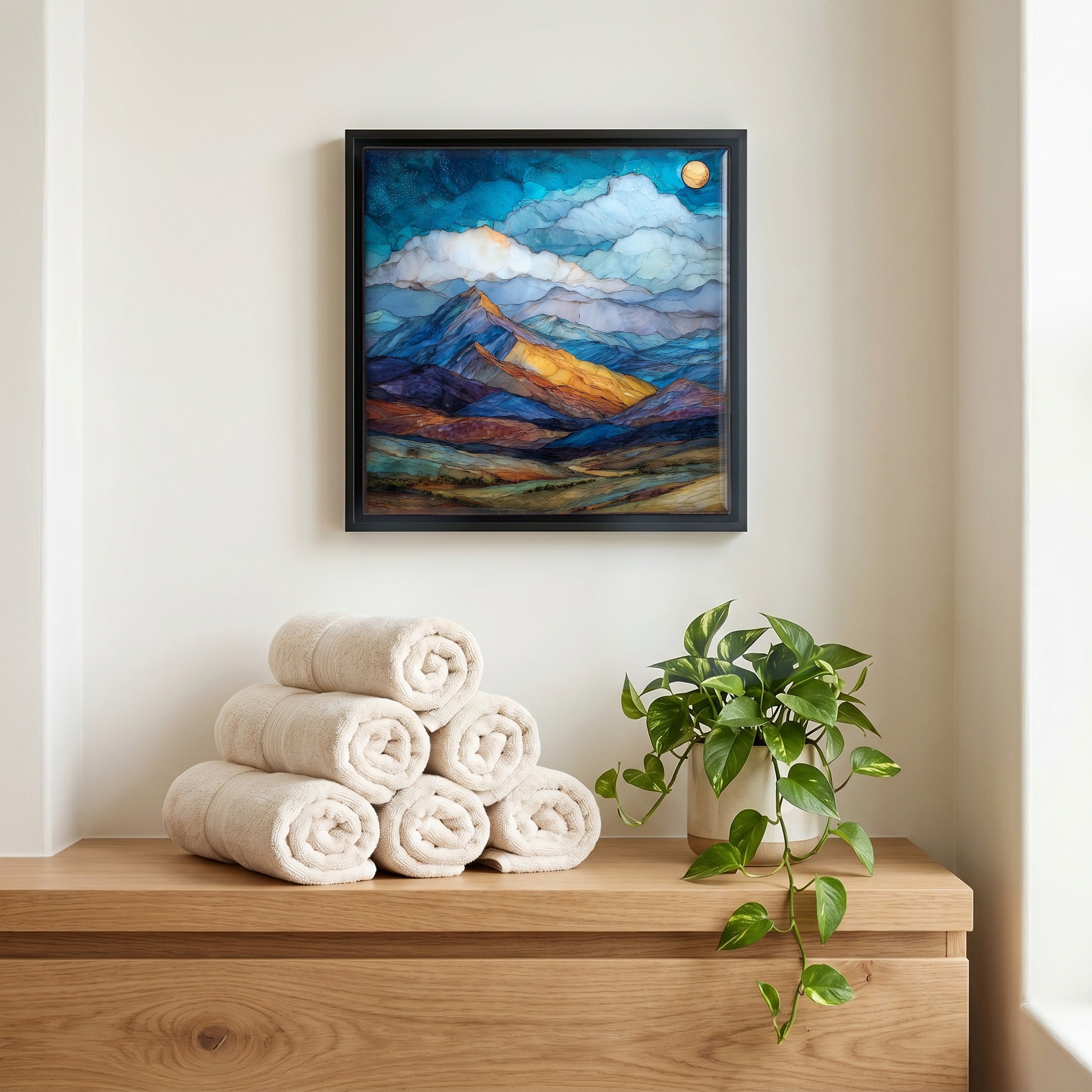 A quiet corner of the bath.