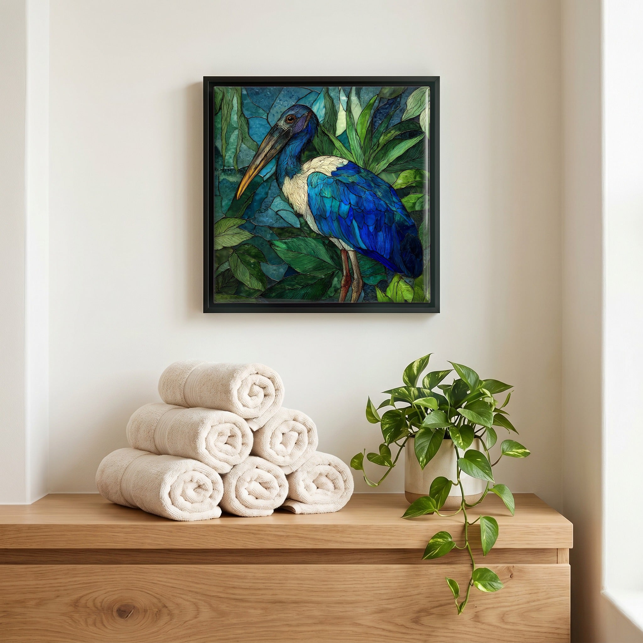A quiet corner of the bath.