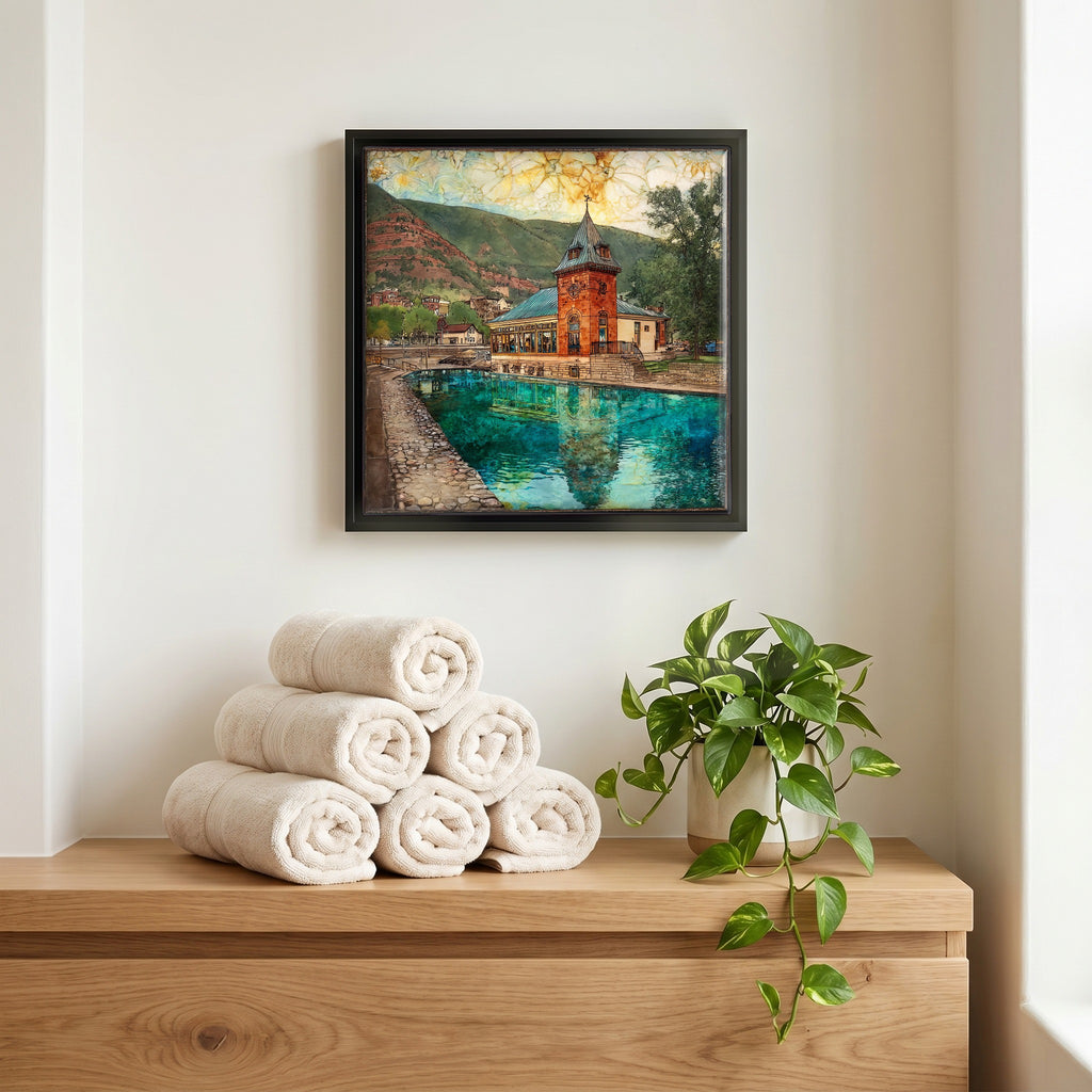 A quiet corner of the bath.