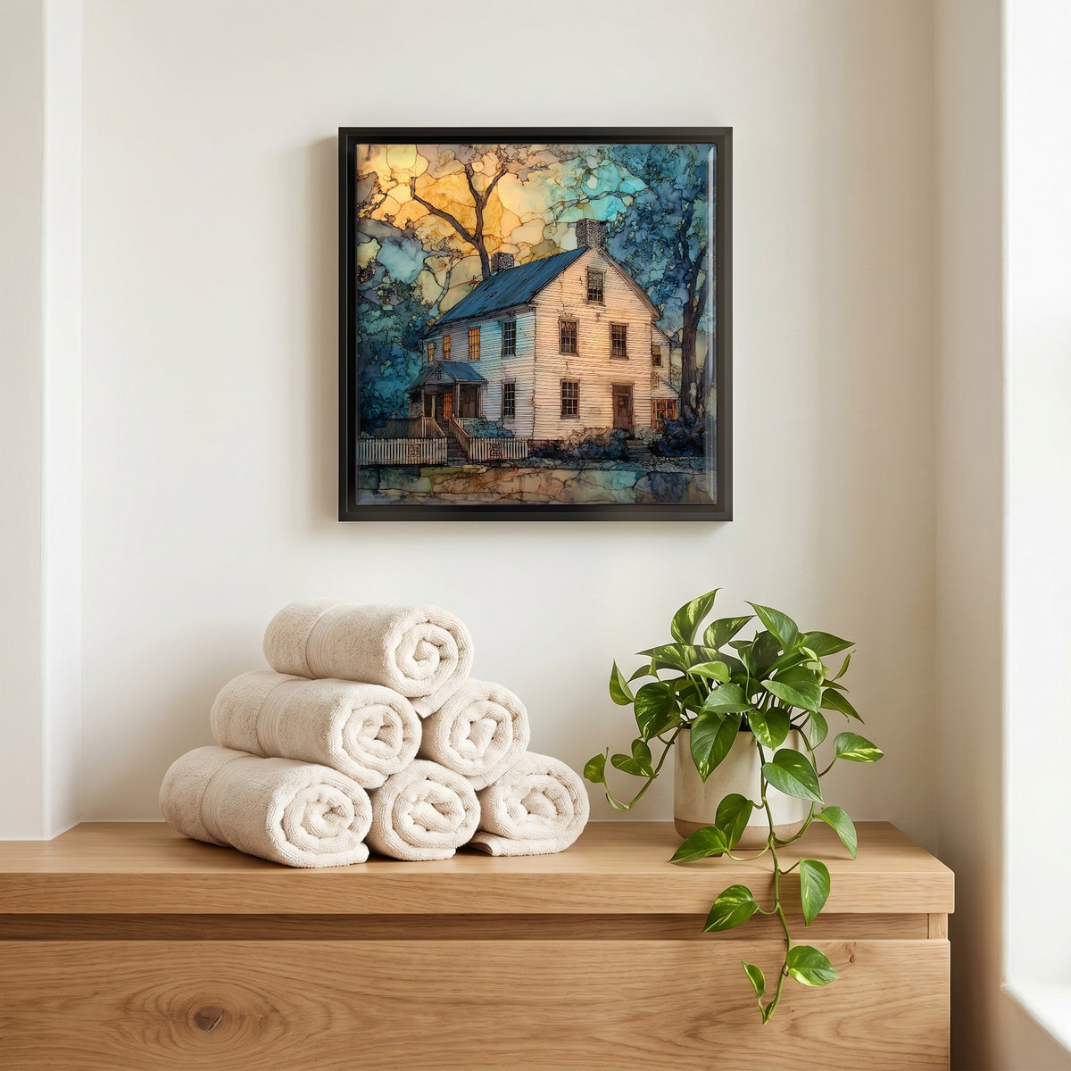 A quiet corner of the bath.