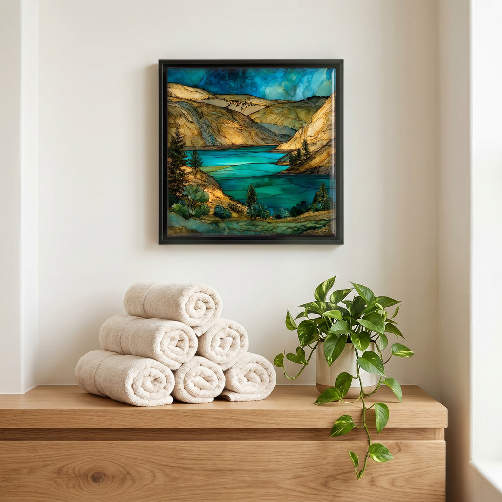 A quiet corner of the bath.