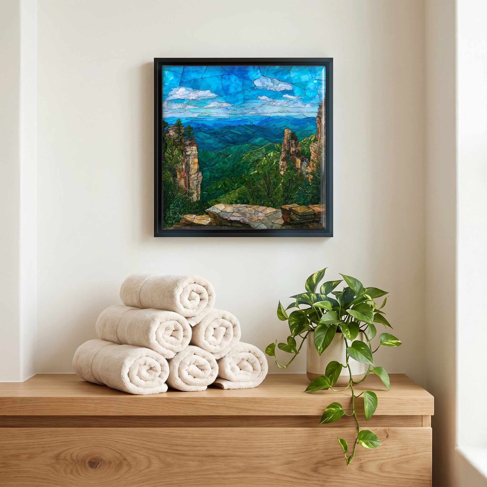A quiet corner of the bath.