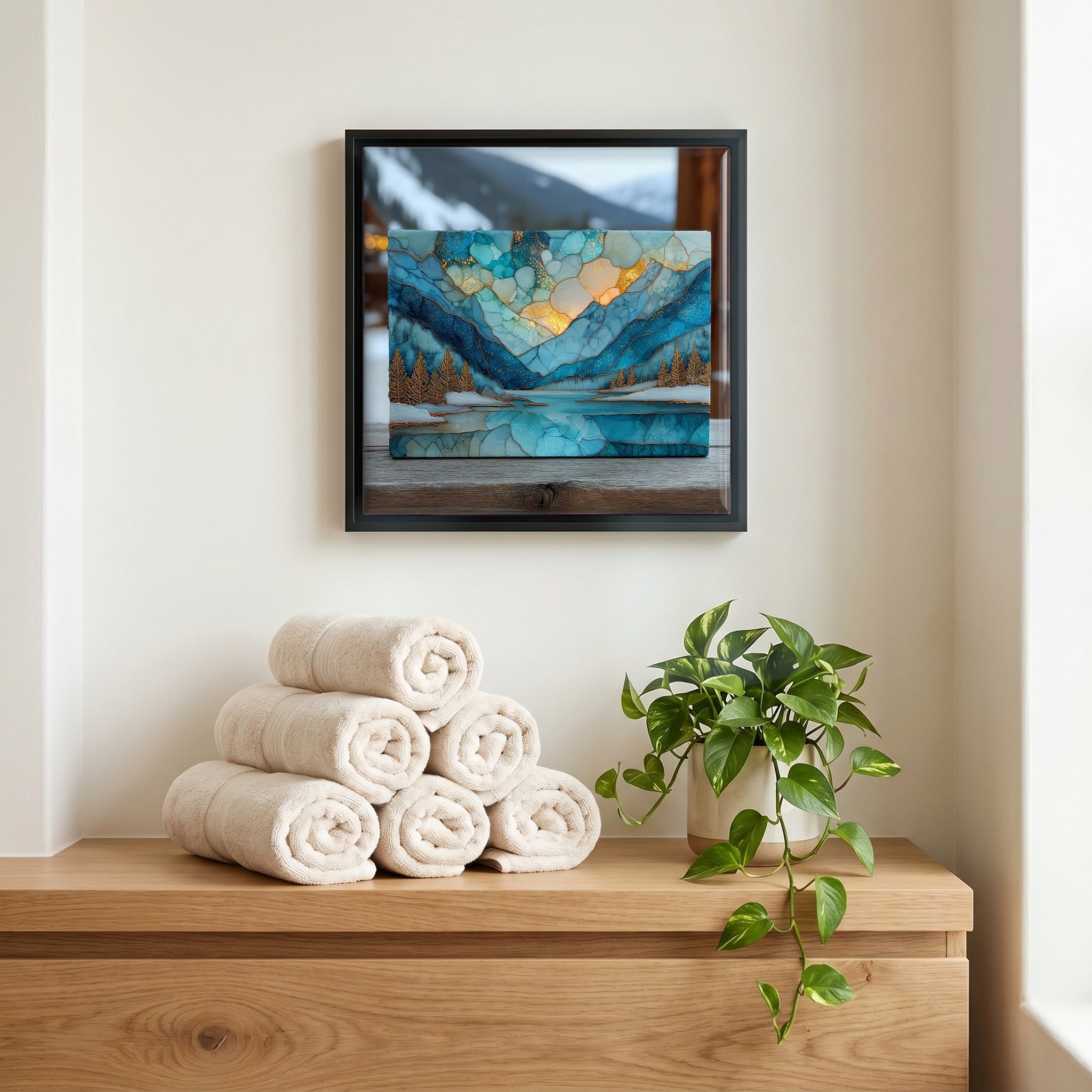 A quiet corner of the bath.