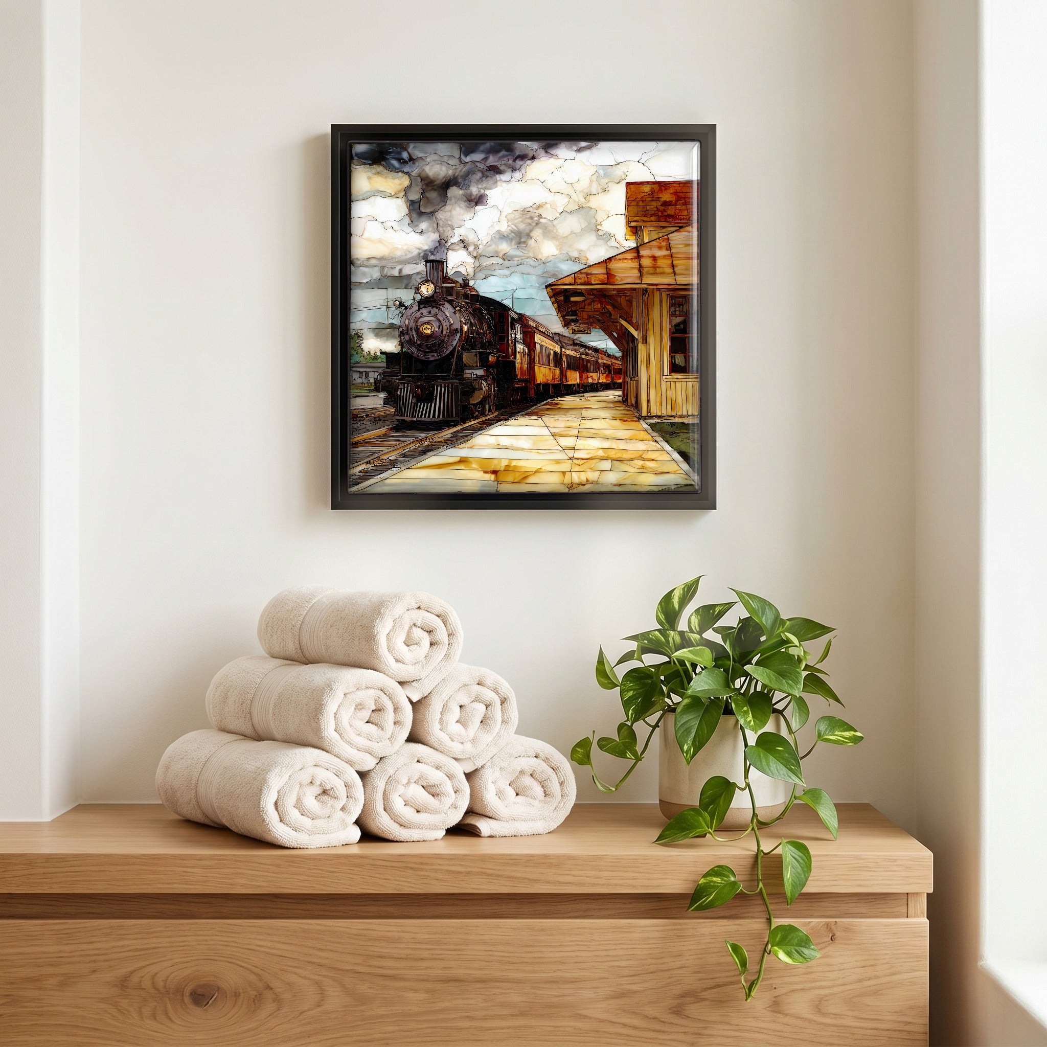 A quiet corner of the bath.